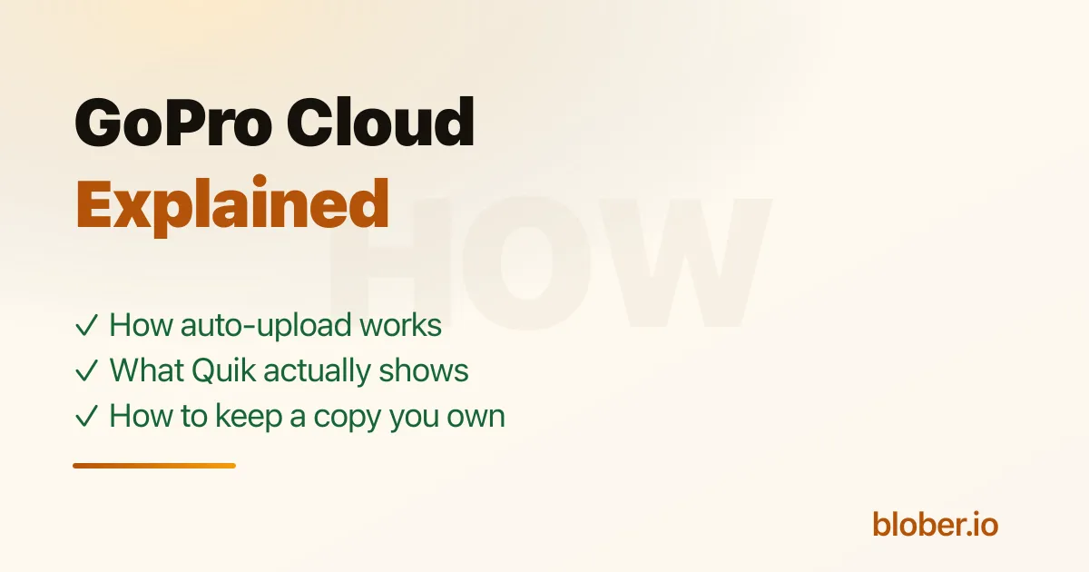 How GoPro Cloud works, explained in plain English